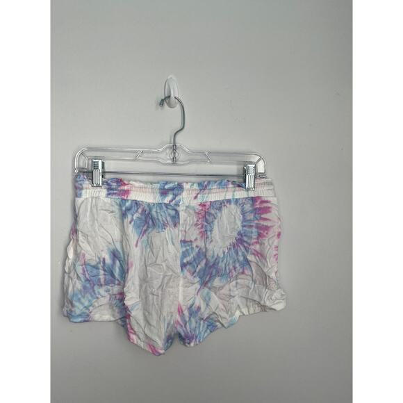 Splendid Tie Dye Pajama Set Women Small Short Sleeve Button Top Shorts - Picture 5 of 7